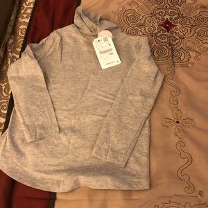 Lil Girl Size 7 Grey Turtleneck
